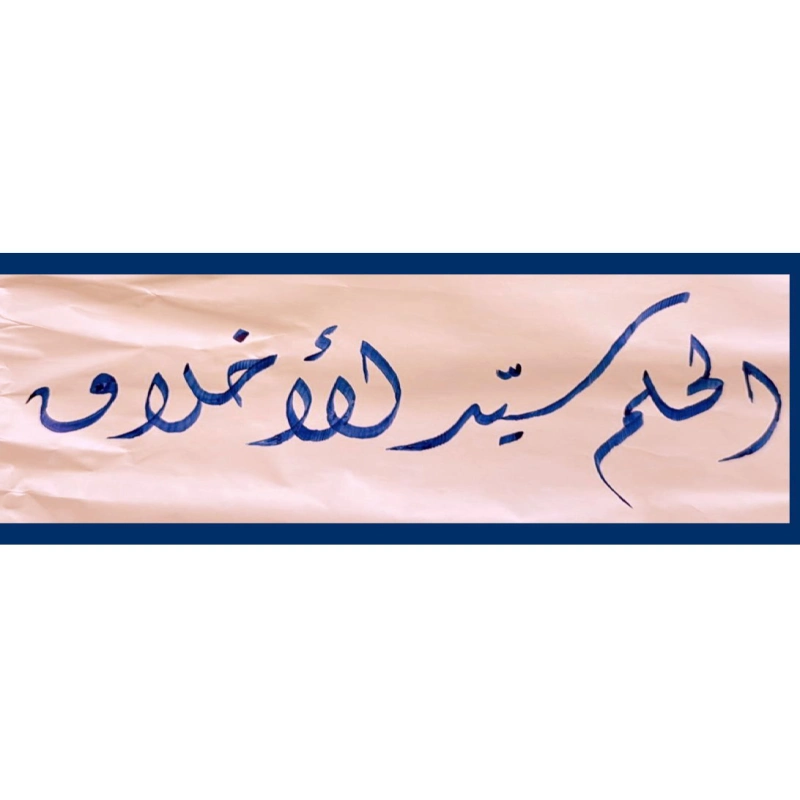الخطاطة | الاء ماجد زريق