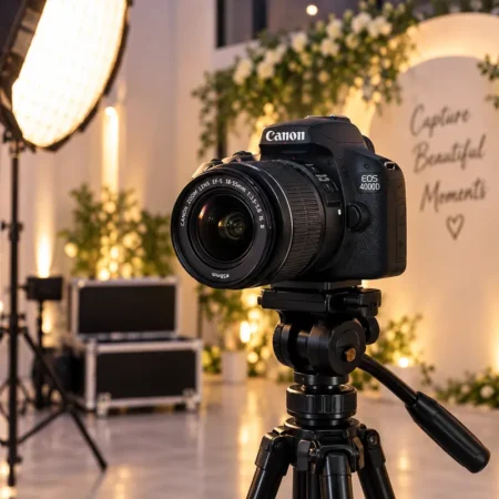 كاميرا كانون EOS 4000D بعدسة 18–55 مم | تأجير كاميرا تصوير في الرياض