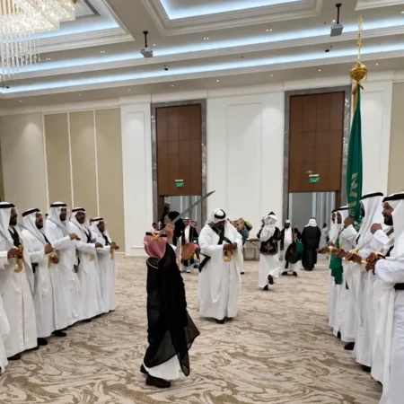 فرقة عرضة سعودية وسامري ودوسرية لإحياء المناسبات | فنون شعبية في الرياض